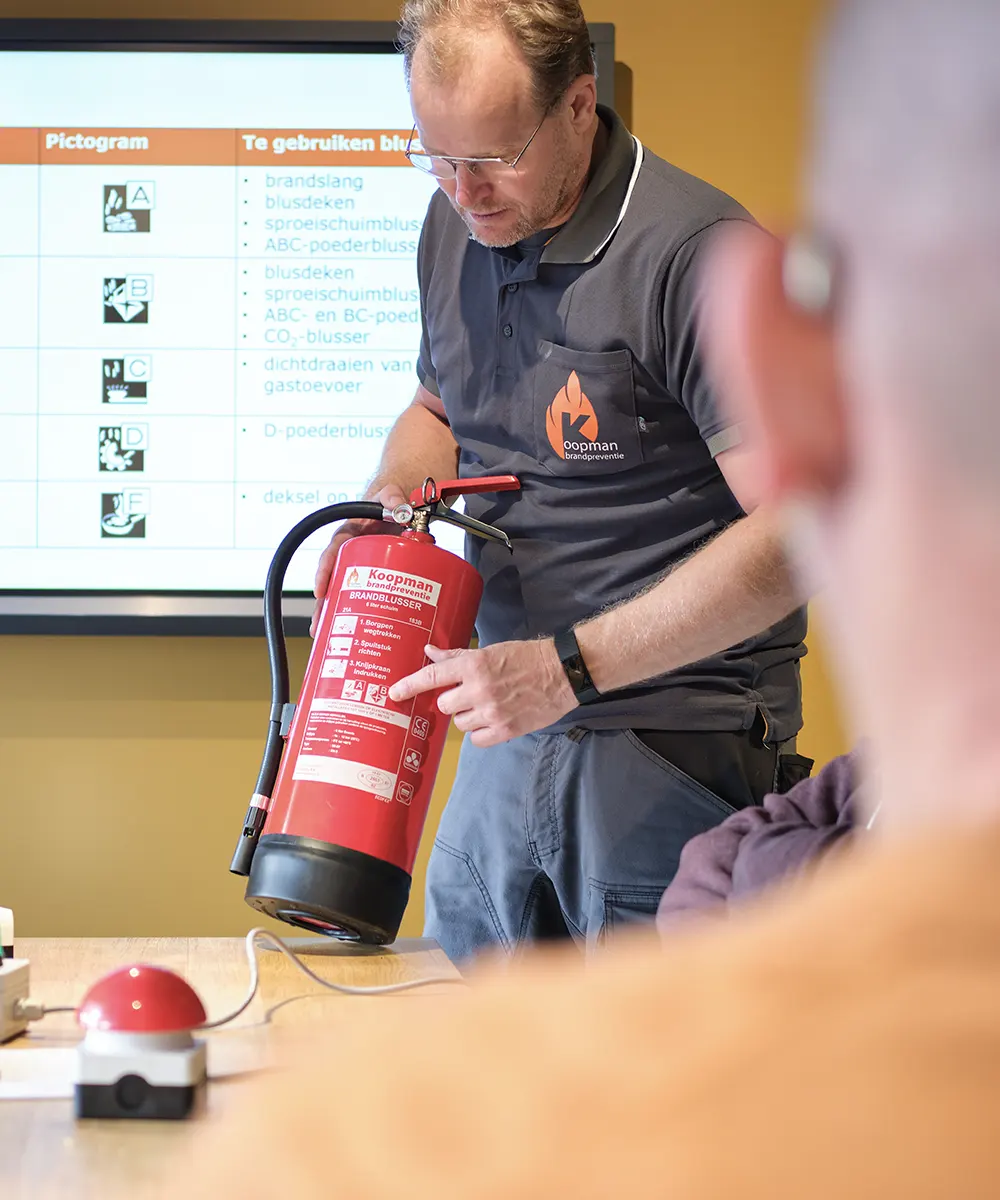 Trainingen van Koopman Brandpreventie